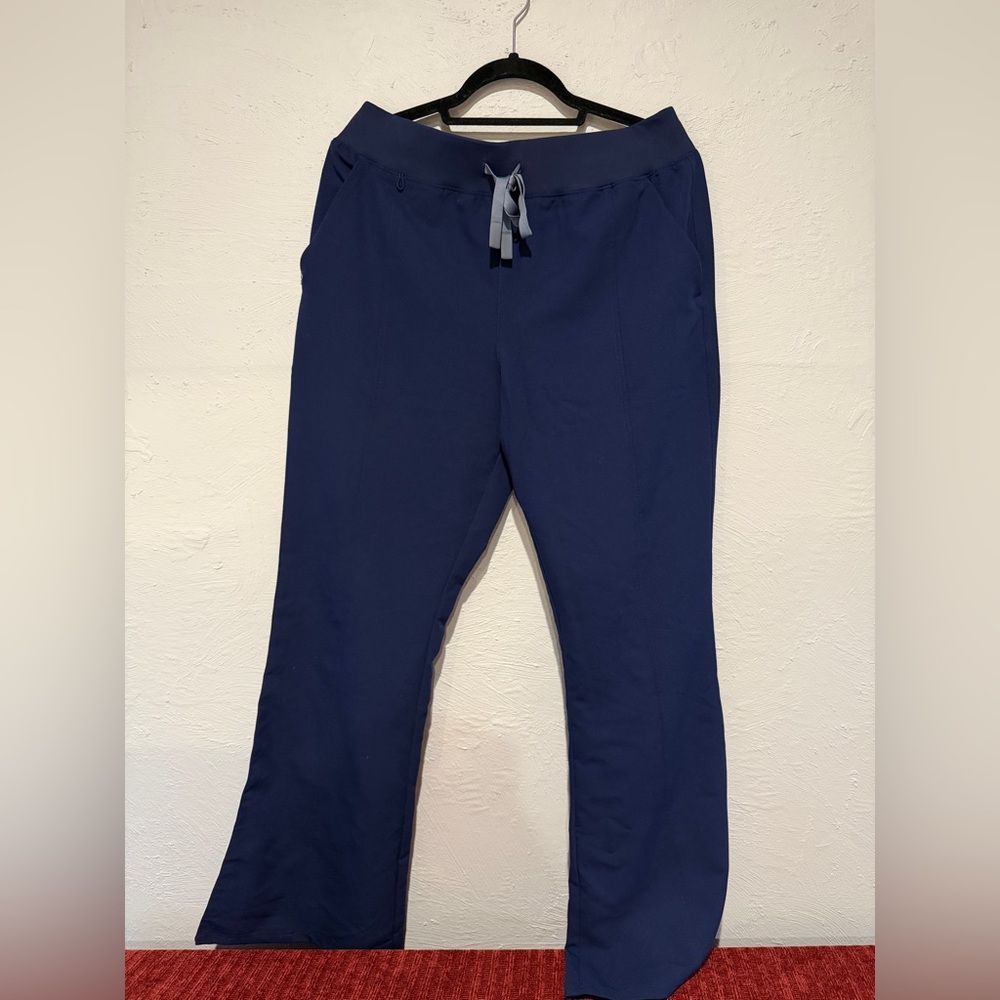 Figs Madryn High Waisted Flare Scrub Pant